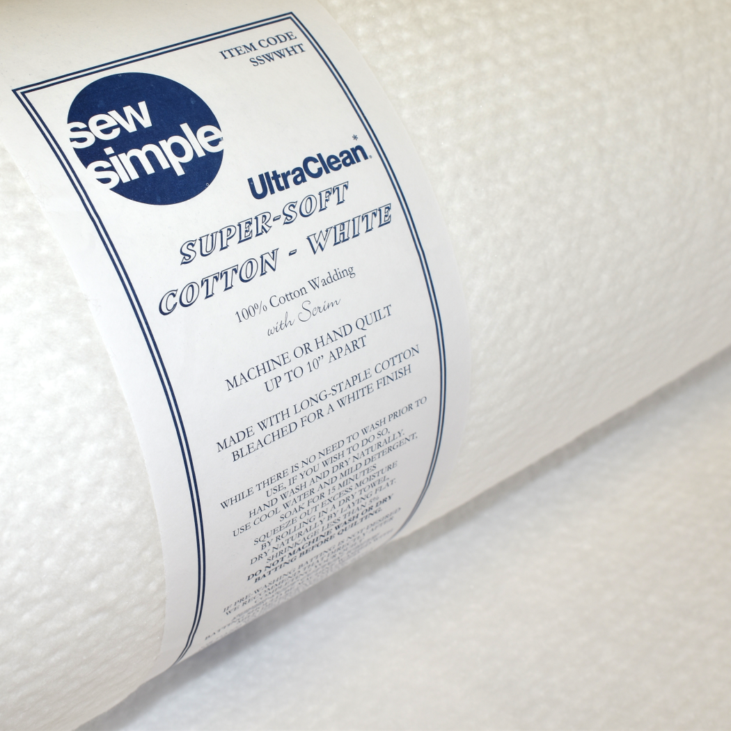 Sew Simple Super-Soft 100% Cotton Wadding (3 Metre Deal)