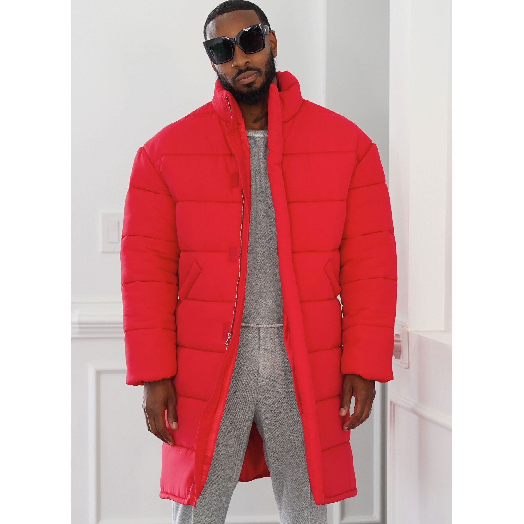 KnowME Sewing Pattern ME2061 Men's Puffer Coat In Two Lengths by Norris ...