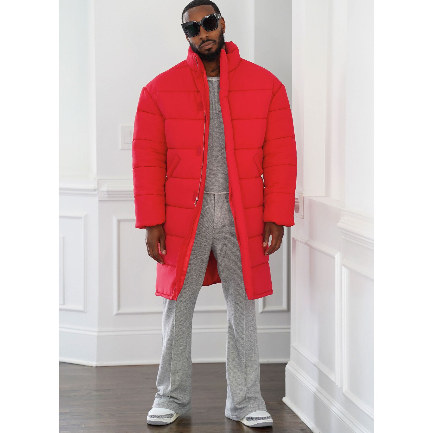 KnowME Sewing Pattern ME2061 Men's Puffer Coat In Two Lengths by Norris ...