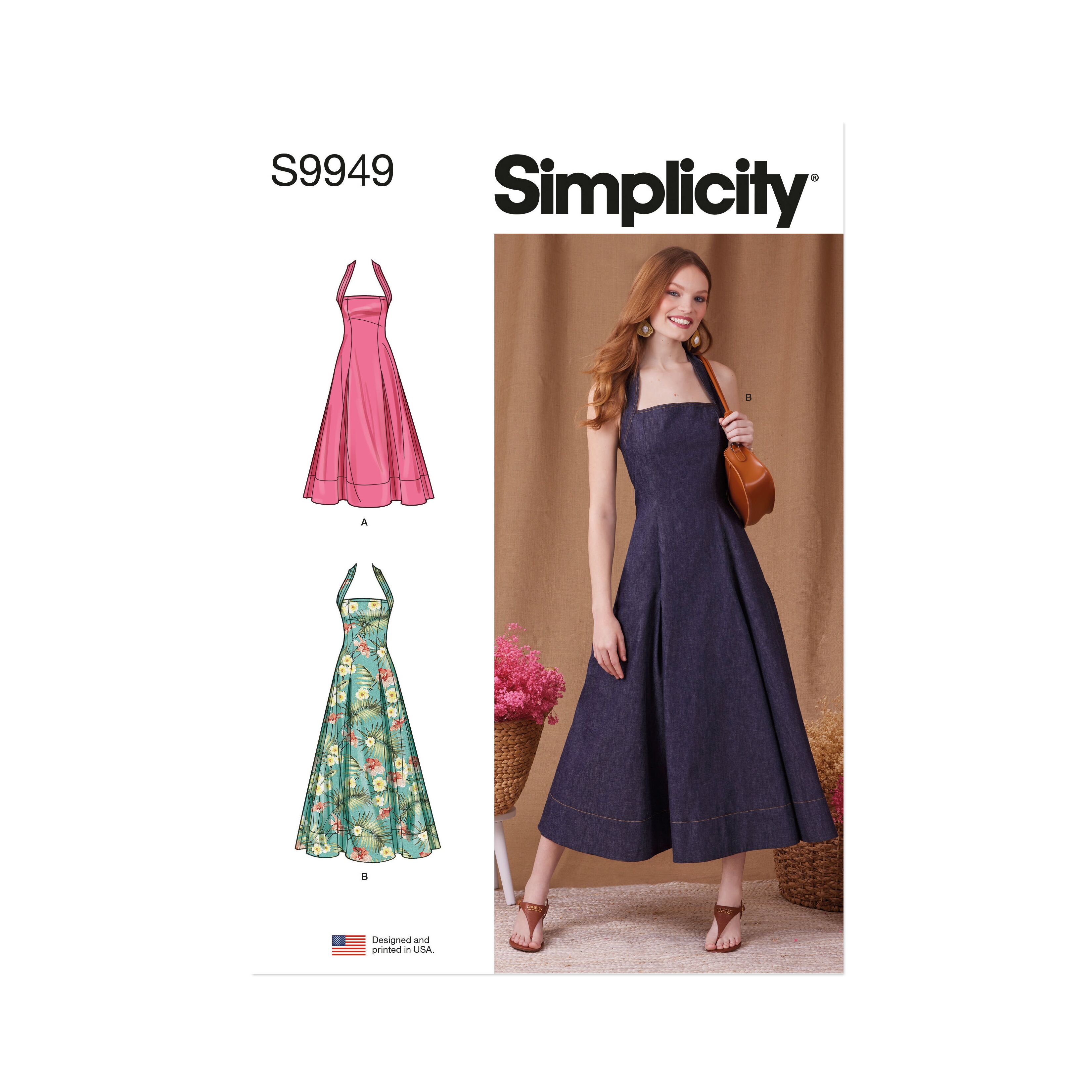 Simplicity Sewing Pattern S9949 Misses’ Dress in Two Lengths