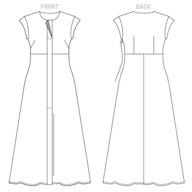 Vouge Sewing Pattern V1859 Misses' Dress By Rachel Comey